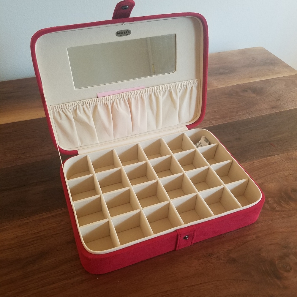 Mele & Co. Red Jewelry Box